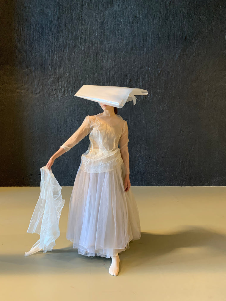 Costume try out for Choreographer Ana Sendas with dancer Julia by Anna-Sara Dåvik 2022